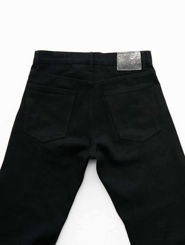 Straight Flared Denim "Jet Black"