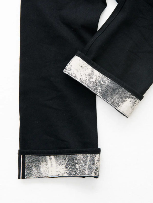 Straight Flared Denim "Jet Black"