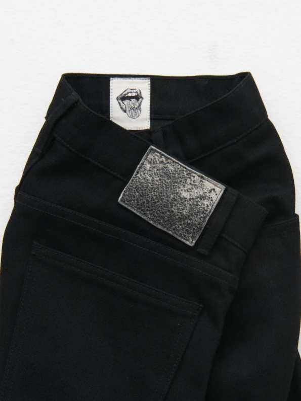 Straight Flared Denim "Jet Black"